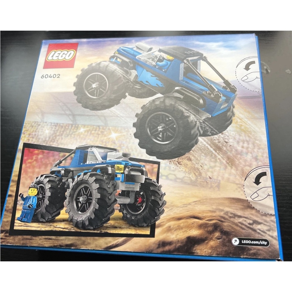 NWT LEGO City Blue Monster Truck Off-Road Toy, Mini Monster Truck 60402 - Picture 3 of 3